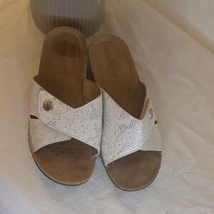 Chic White Women's Mules